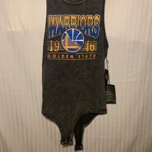 Warriors Sleeveless Bodysuit